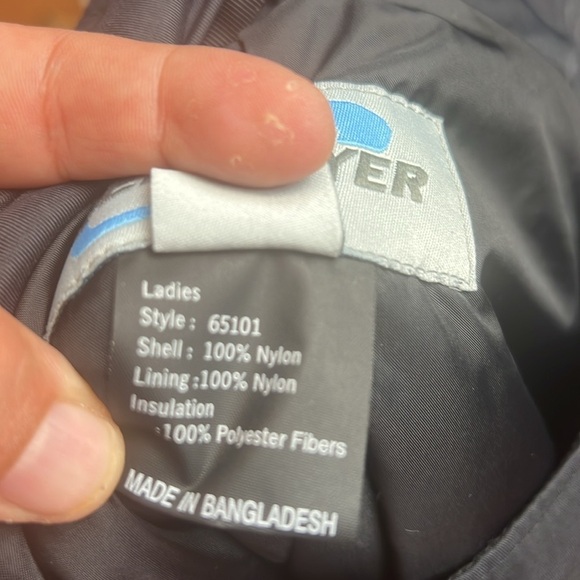 Obermeyer Ladies Snowboard Ski Pants Stretch side Panels Black Size 12 - Picture 9 of 12